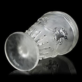 VAS, pressglas, Edwin Ollers, Elme Glasbruk, omkring 1930.