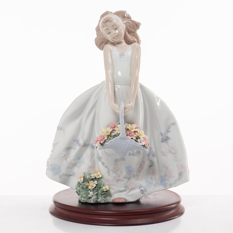 LLadró, figurine, "Wildflowers", Spain.