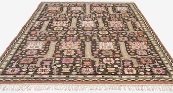 Märta Måås-Fjetterström, a carpet, "Svarta trädgårdsmattan", knotted pile, ca 356 x 219-220,5 cm, signed AB MMF.