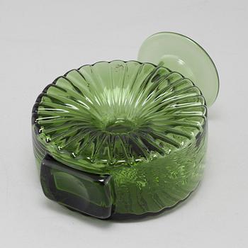 A glass vase, "Aurinkopullo", for Riihimäen Lasi, second half of the 20th century.