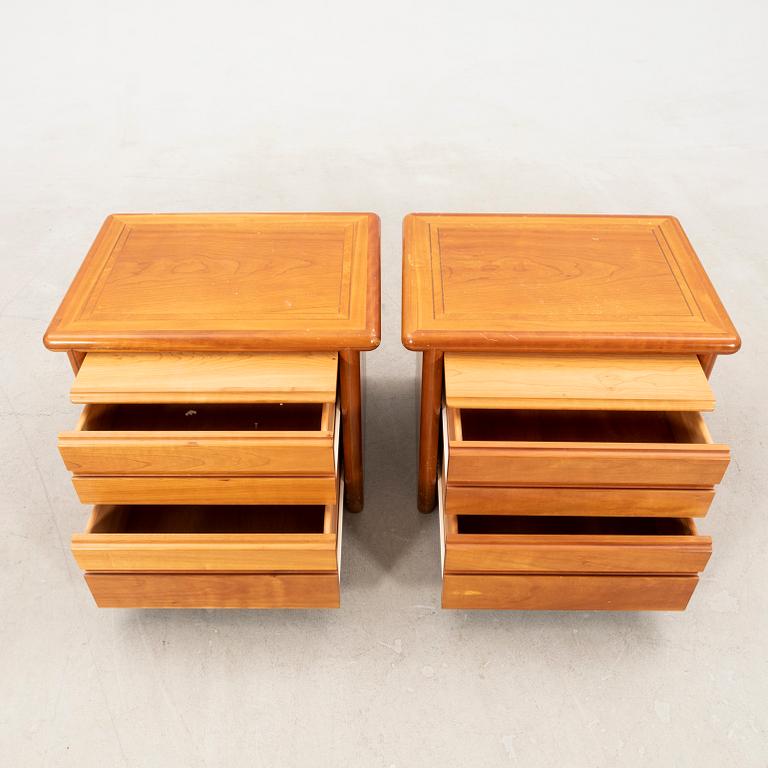 Bedroom furniture set, 4 pieces, late 20th century.