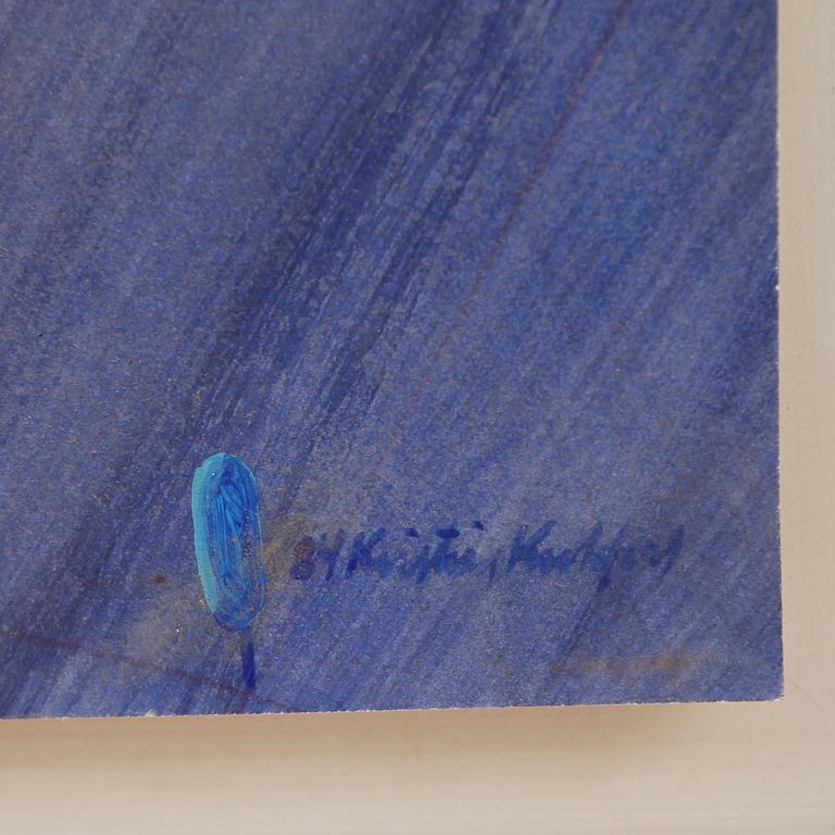 KRISTIAN KROKFORS, gouache, signerad.