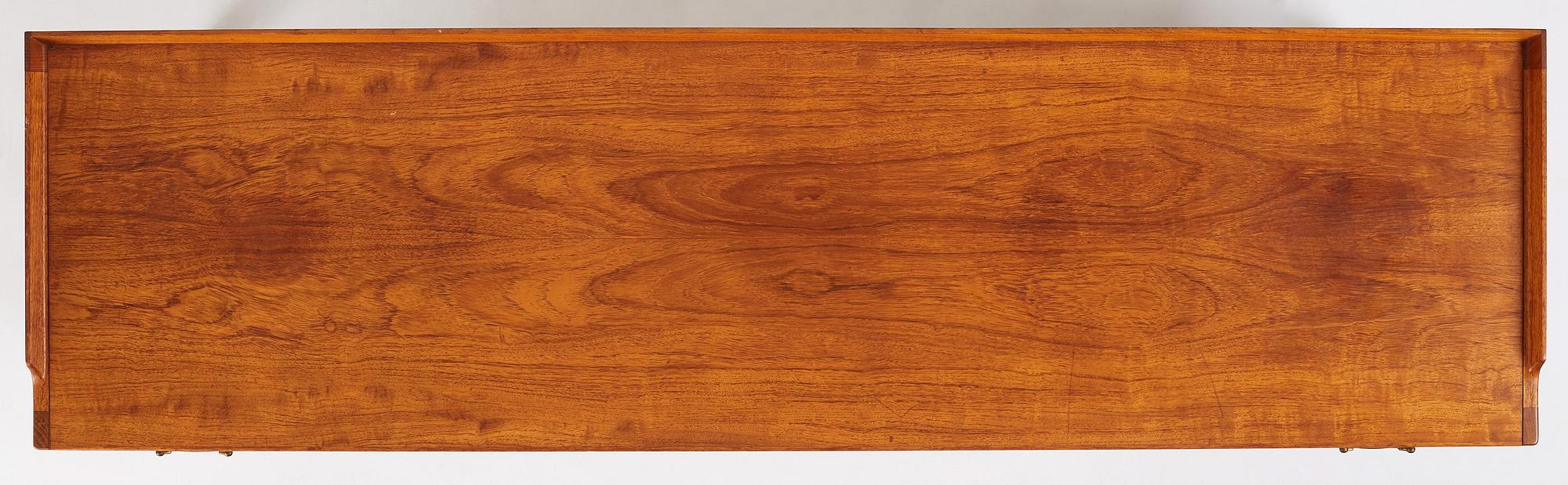 Axel Bäck, a Swedish Modern mahogany veneered sideboard, Eksjö Möbelfabrik, Sweden 1950, signed.