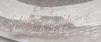 Ludvig Löfgren, a unique glass sculpture signed and dated 2016.