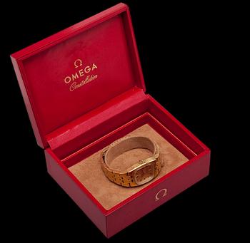 NAISTEN RANNEKELLO, Omega Constellation, 18K kultaa. Kokonaispaino 99 g.