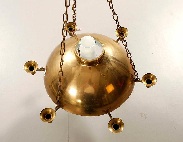 TAKLAMPA, 1900-tal, diam 58.