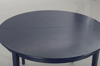 A table and four chair, "Epok" by IKEA from the second half of the 20th century.