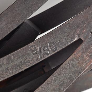 Bernar Venet, "Arcs in Disorder: 83.5 Arc x 14".