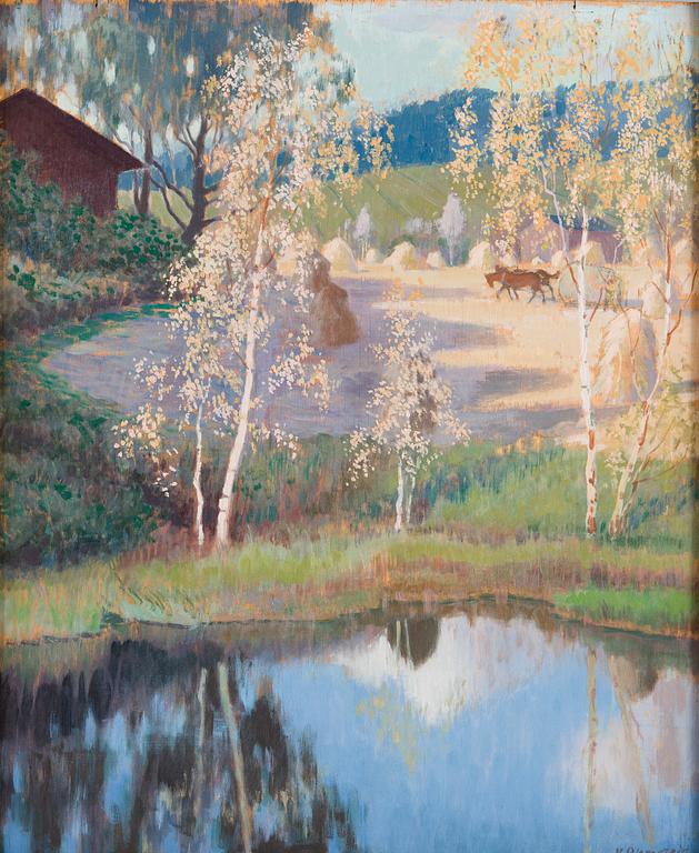 Väinö Blomstedt, Gård vid Vattendrag.