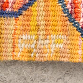 Ann-Mari Forsberg, tapestry, "Car Buyer", tapestry variant, signed approx. 31 x 60 cm, label marked.