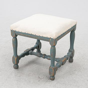 A Swedish baroque stool, early 18th century.