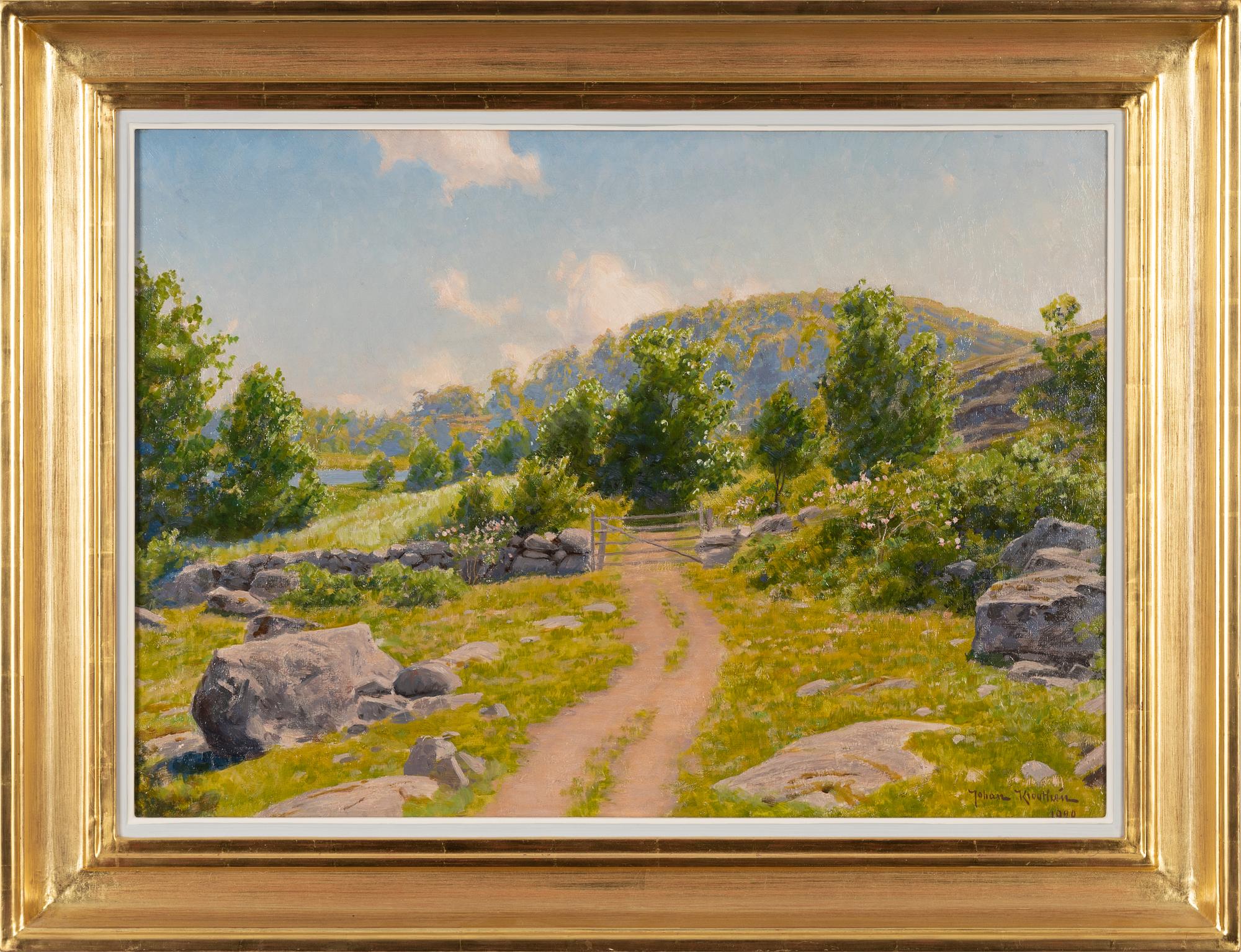 Johan Krouthén, olja på duk, signerad och daterad 1920.