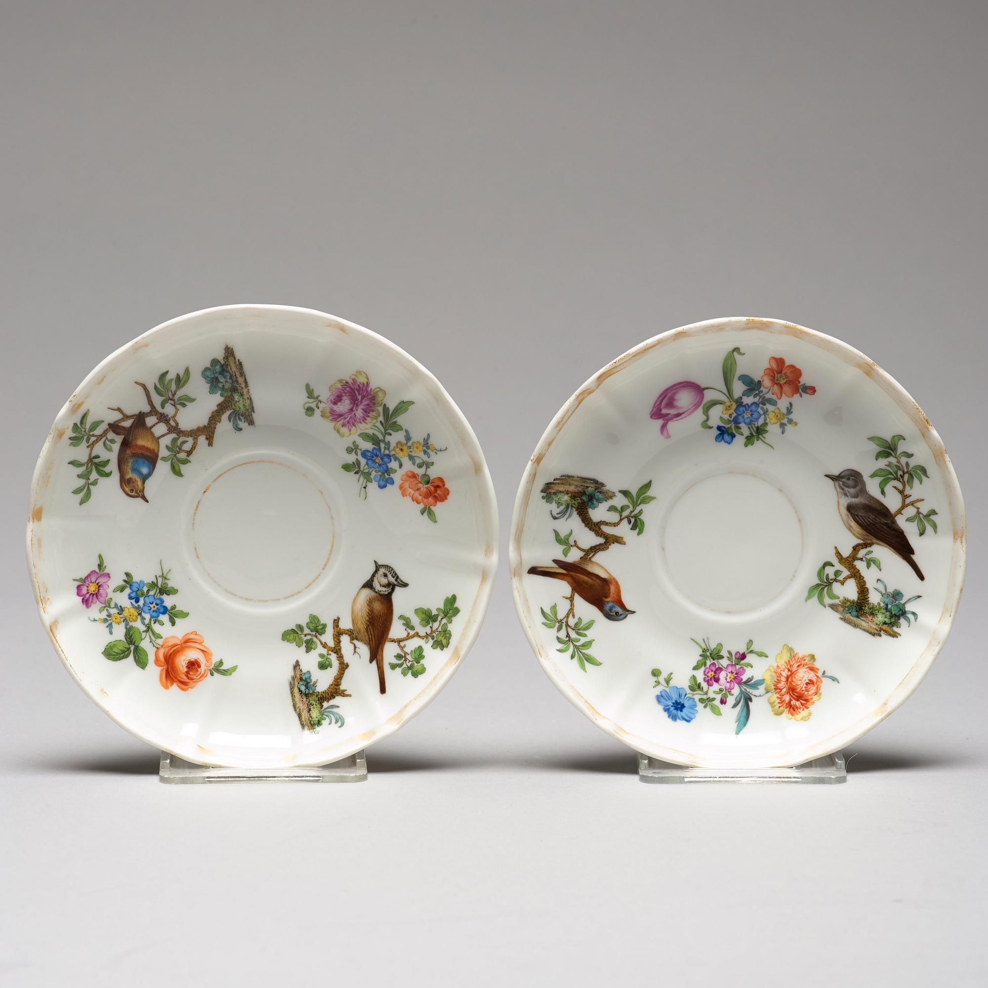A Meissen Tete a Tete service, 19th Century. (6 pieces).