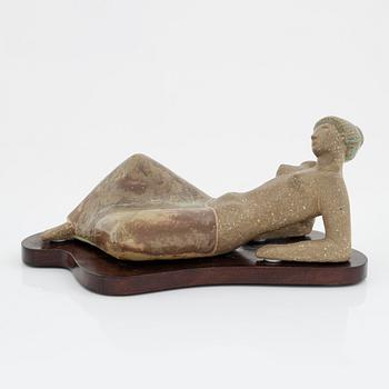 Stig Lindberg, a stoneware sculpture, Gustavsberg studio, Sweden, 1940-50s.