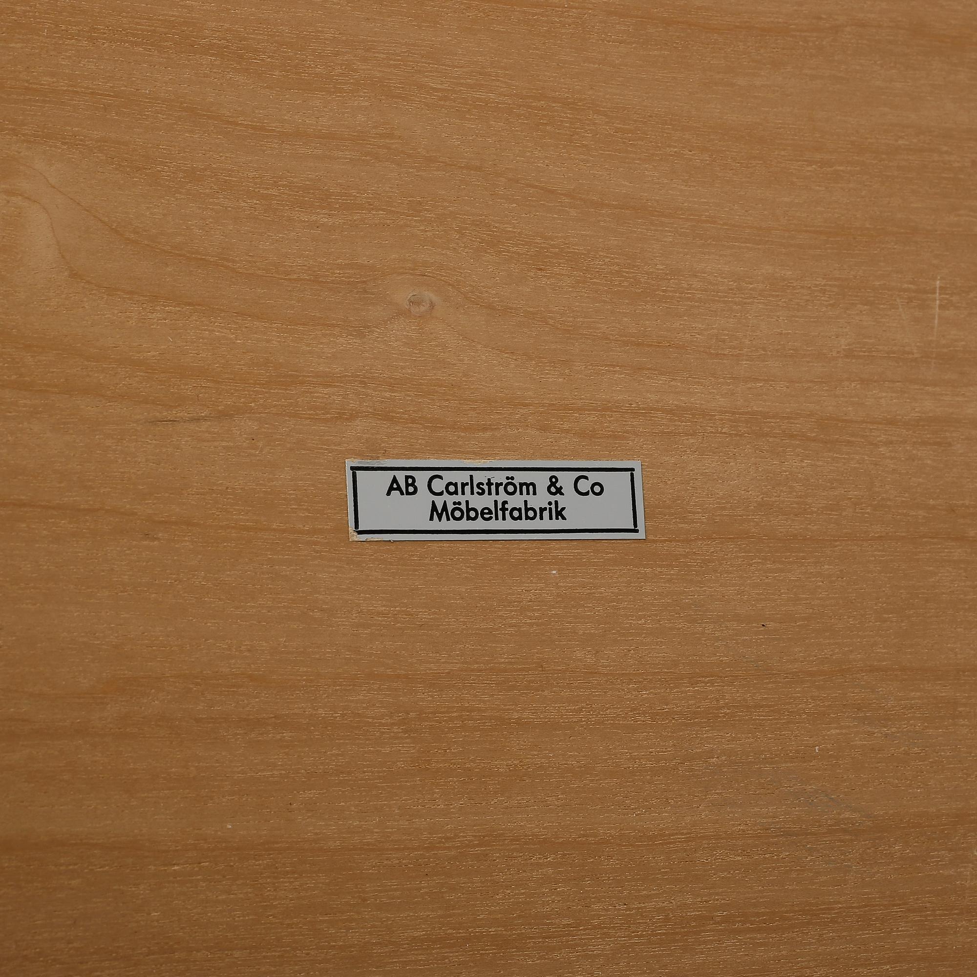 SÄNGBORD, ett par, AB Carlström & Co, Möbelfabrik, 1900-talets andra hälft.