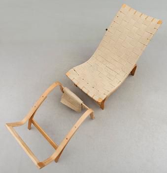 VILSTOL, "Liggstol nr 36", OCH FOTPALL, Bruno Mathsson, Firma Karl Mathsson, Värnamo, 1941.