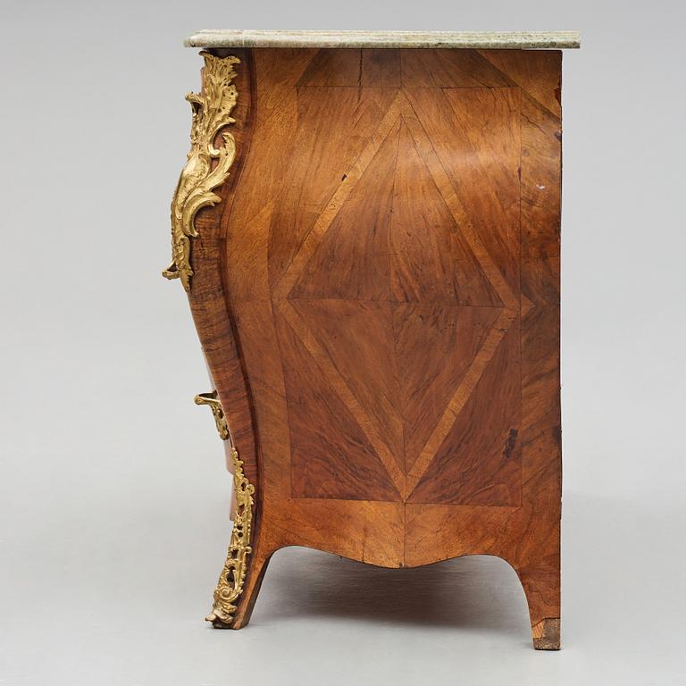 A Swedish Rococo commode, presumably by C Linning (master in Stockholm 1744-1779), 18th century .