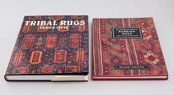 Seven books about oriental rugs, second half of the 20th century.