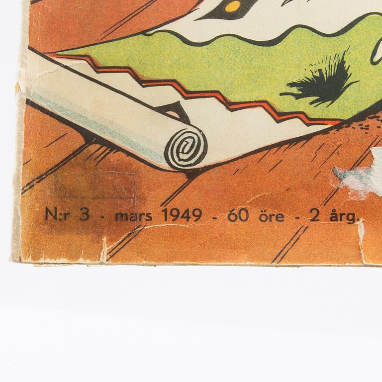 Comic magazines "Donald Duck" 1949 no. 3-12.