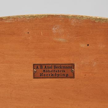 SOFFA, empirestil, AB Axel Beckmans möbelfabrik, Norrköping, tidigt 1900-tal.