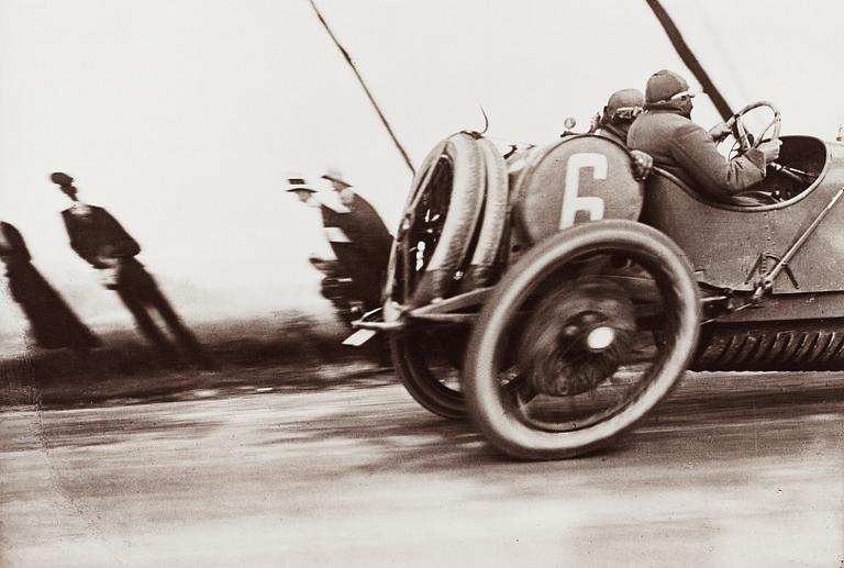 Jacques Henri Lartigue, "The First Prize of the ACF Dieppe Circuit", 1912.