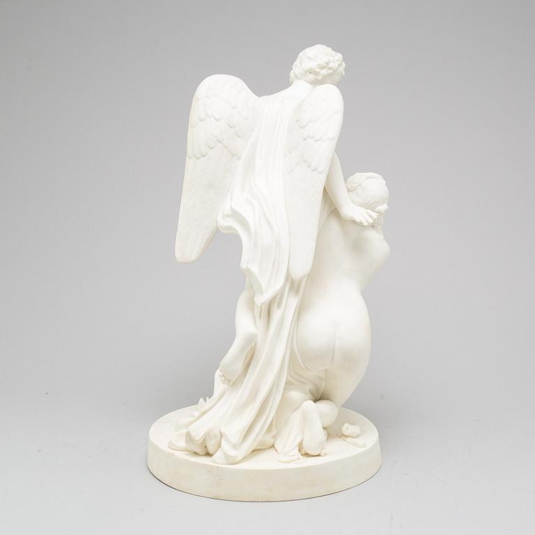 JOHAN TOBIAS SERGEL, after. A porcelain sculpture, Gustafsberg, 1890.