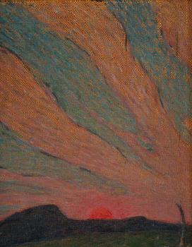 Karl Nordström, "Sunset, Bohuslän".