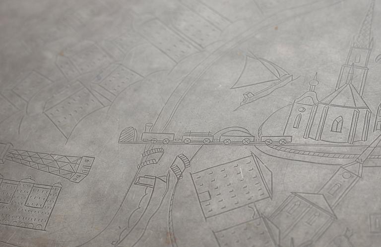 JOSEF FRANK & NILS FOUGSTEDT, soffbord, Firma Svenskt Tenn, Stockholm 1960.