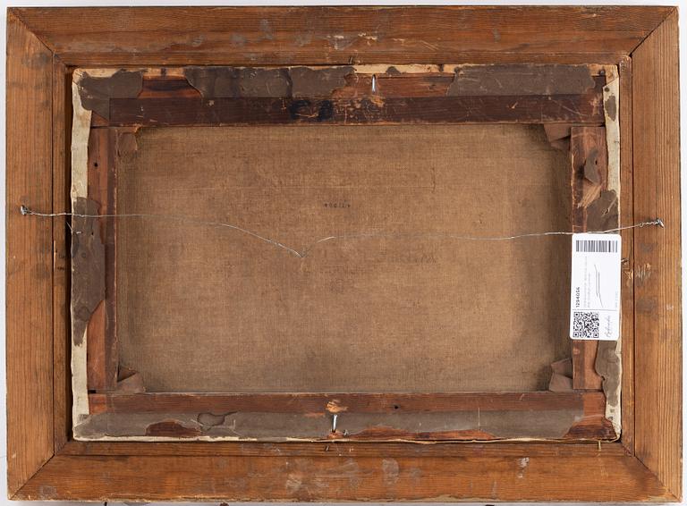 Unknown artist, 19th Century, oil on canvas, inditinctly signed.