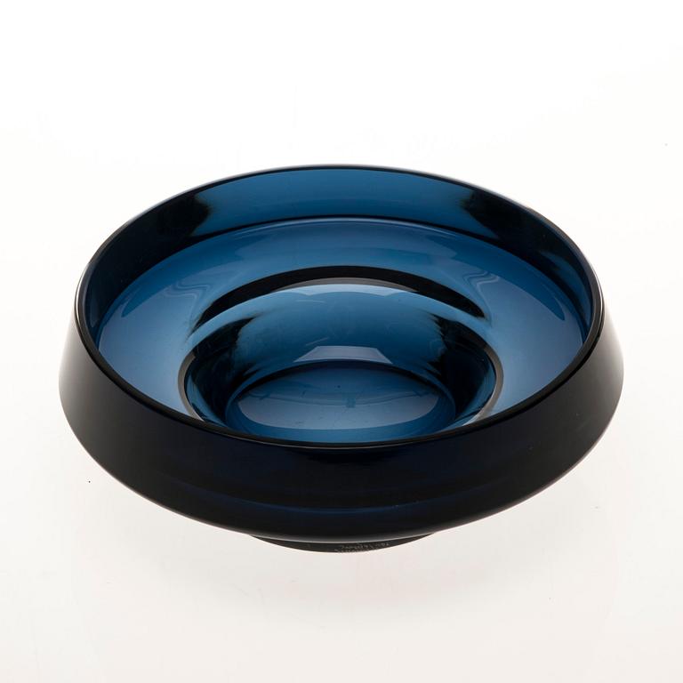 SKÅL, glas, signerad K. Franck, Nuutajärvi Notsjö -61.