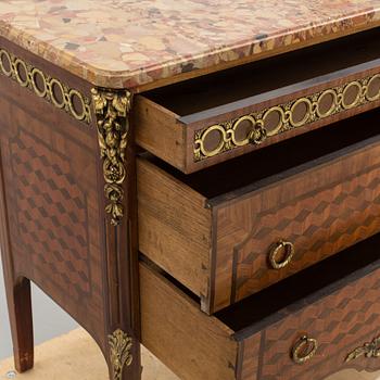 A Louis XVI-style bureau around 1900.