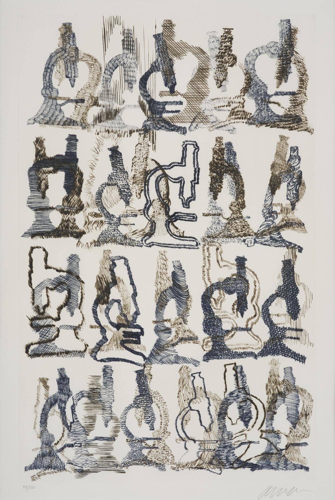 Arman, Untitled from: "Hommage aux Prix Nobel" (The Nobel Prize Portfolio).