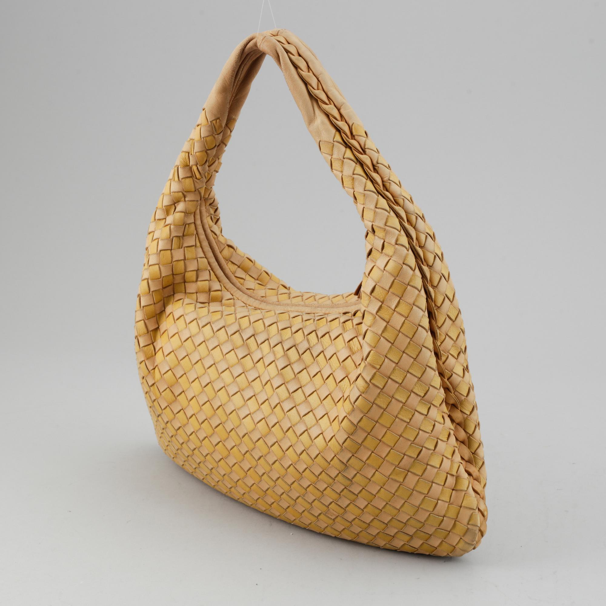Bottega Veneta, a leather bag.
