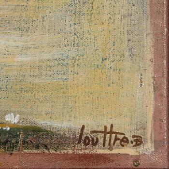 B. JEAN LOUTTRE, olja på duk, sign o dat a tergo 81.