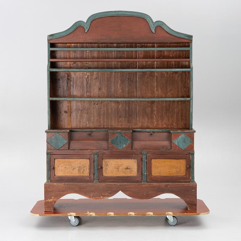 A plate shelf, 19th century.