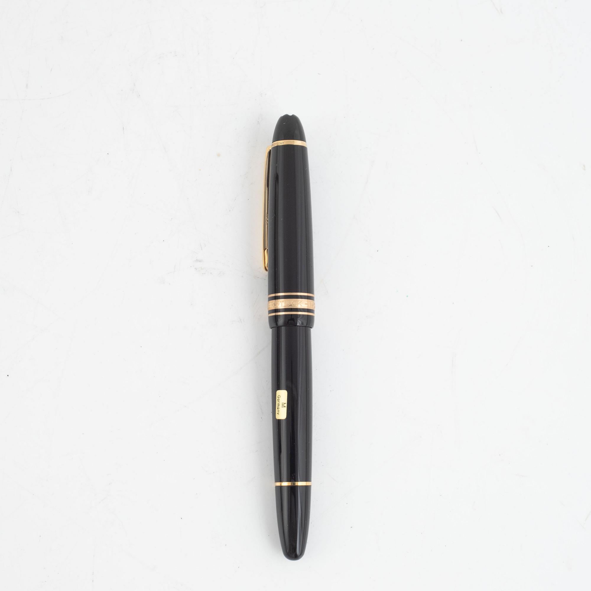 A Mont Blanc Fountain Pen.