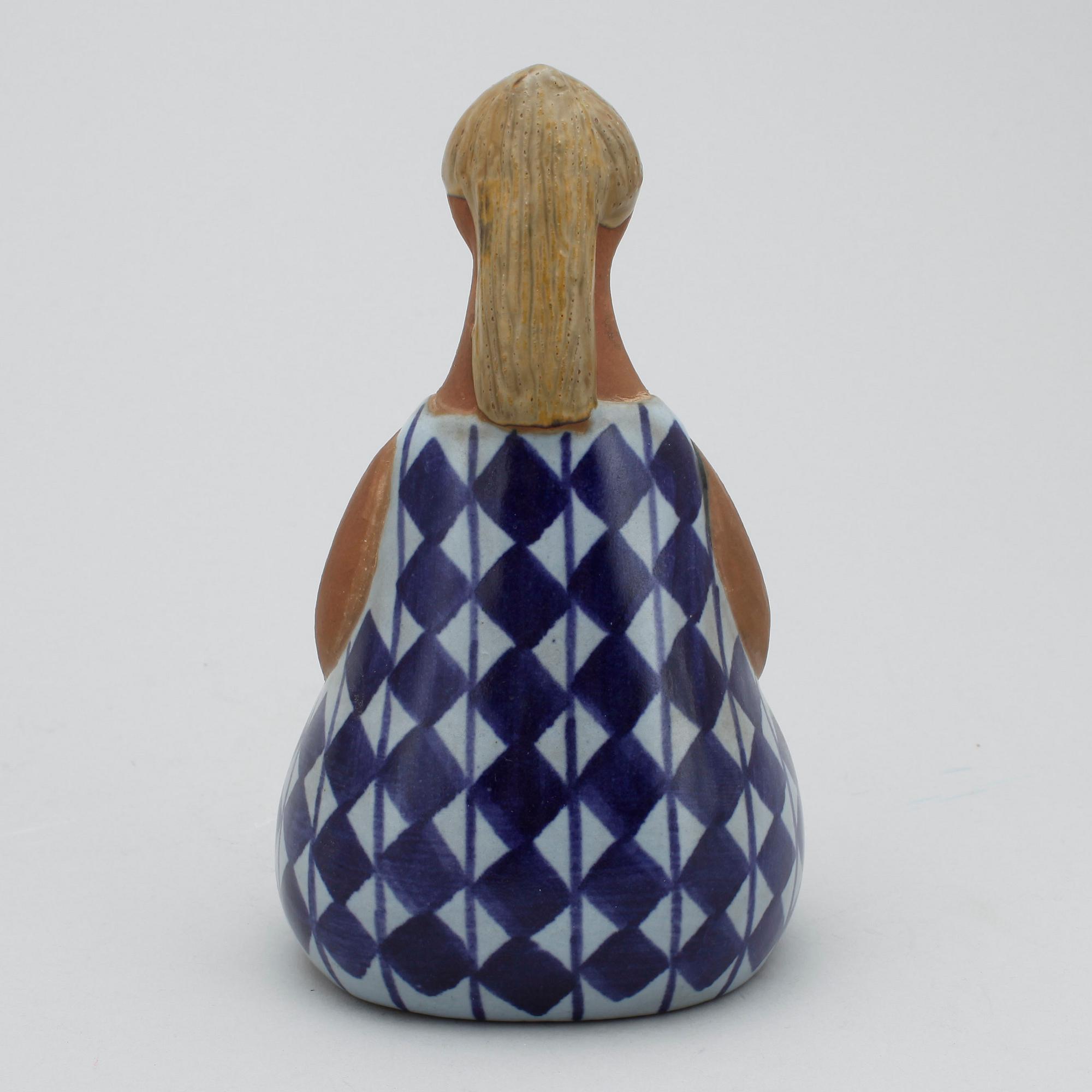 FIGURIN, stengods, "Amalia", Lisa Larson, Gustavsberg.