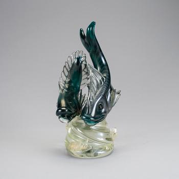 A GLASS FIGURE, possibly Murano, mid 1950s.