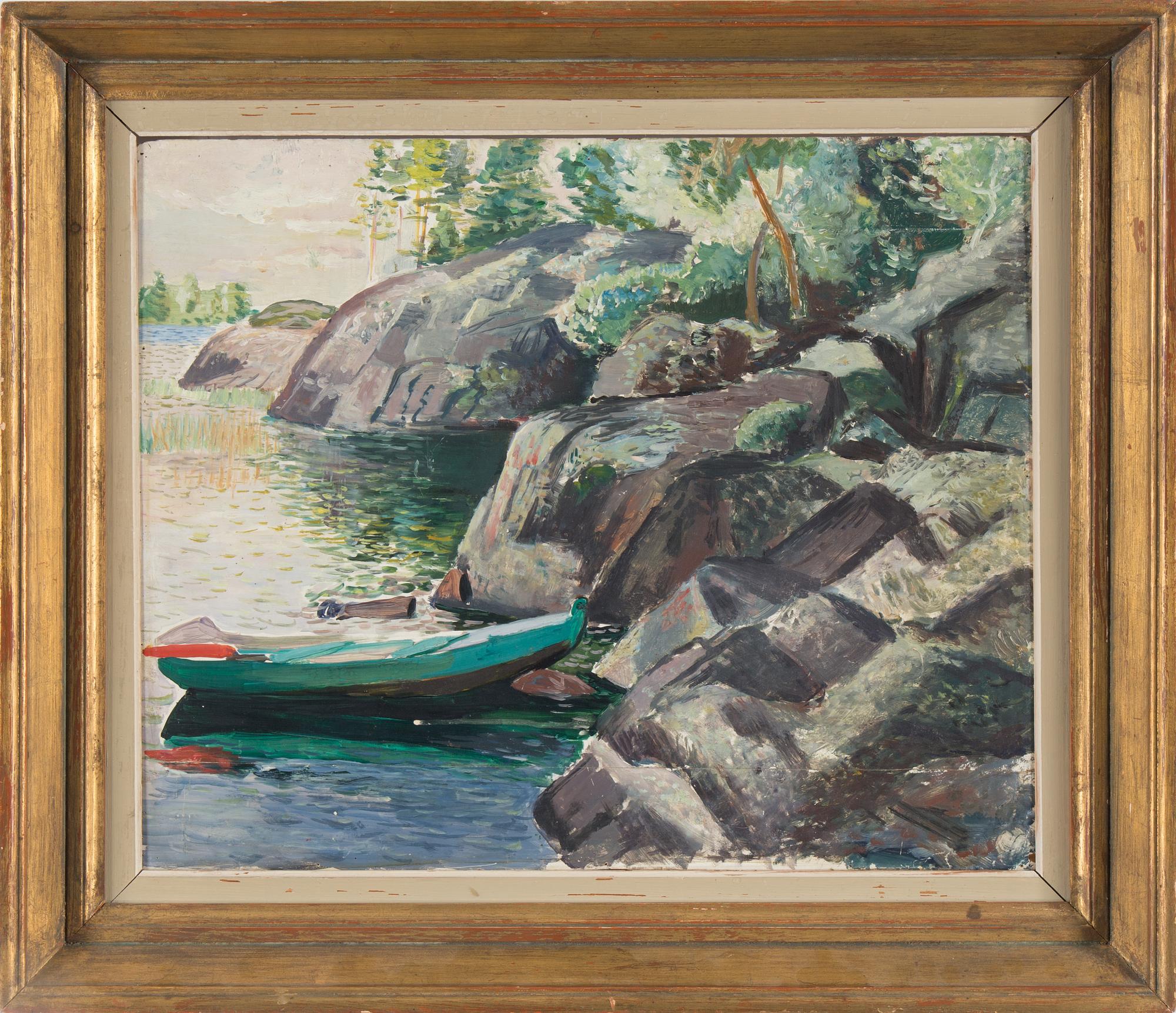 LEANDER ENGSTRÖM, oil on panel, unsigned.