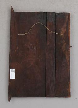 SKÅPSLUCKA, betsat trä, Afrika.