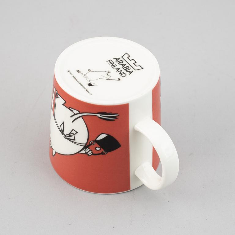 Muminmuggar, 4 st, porslin, Moomin Characters/Bulls, Arabia, Finland, 1991-2013.