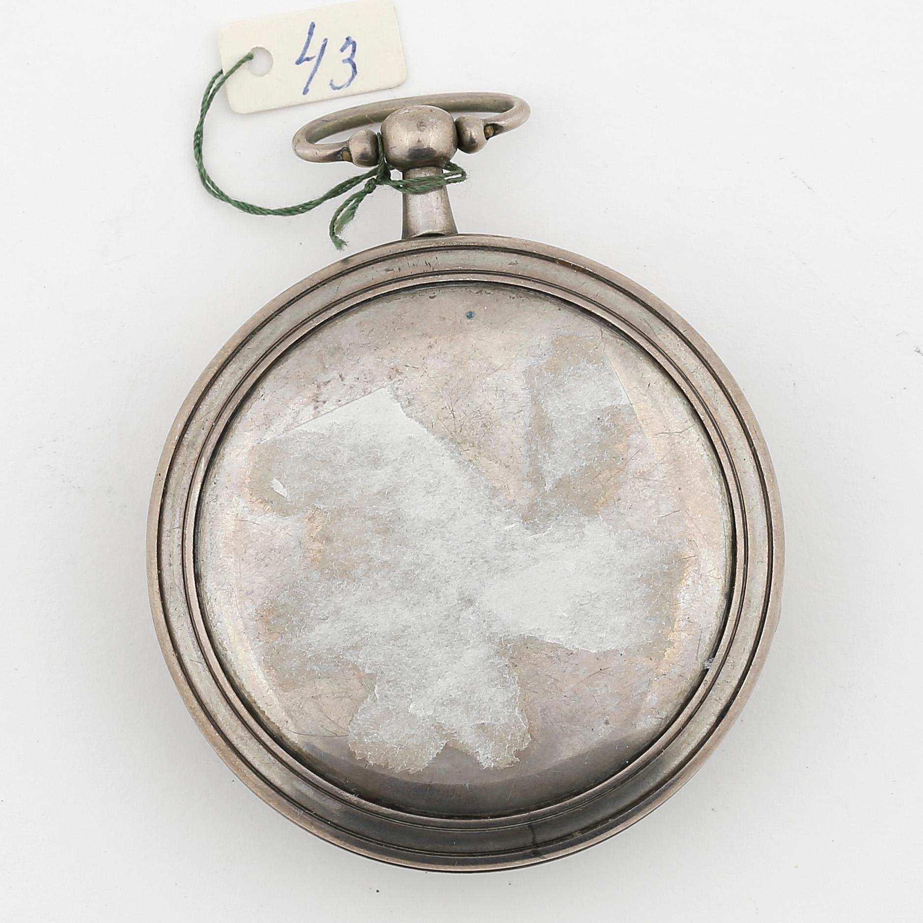 HERRFICKUR, silver, Lindgren, Stockholm. Sannolikt kring 1800. Vikt tot ca 114 gram.