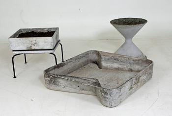 BLOMSTERLÅDA, BLOMSTERURNA samt SANDLÅDA, troligen Willy Guhl, Schweiz.