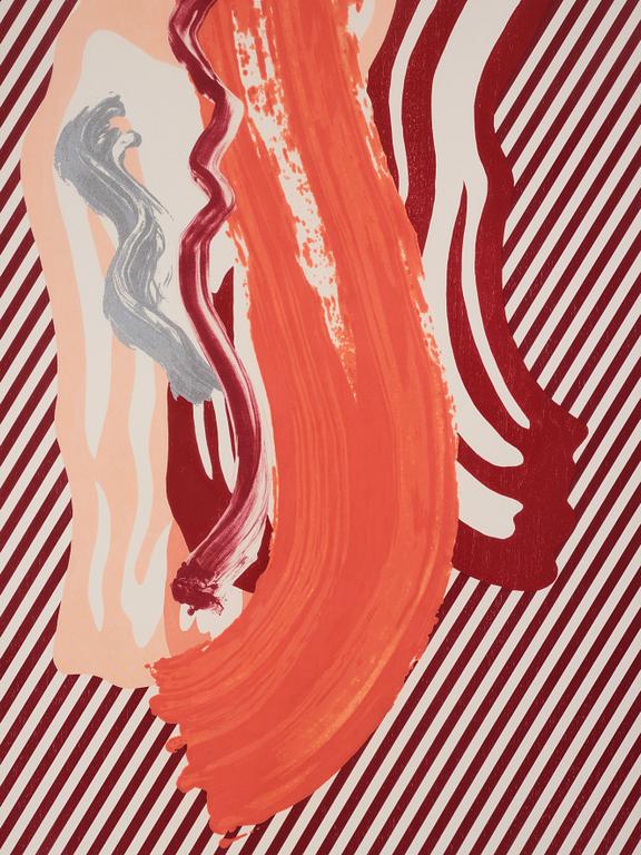 Roy Lichtenstein, Nude" from "Brushstrokes Figures series".