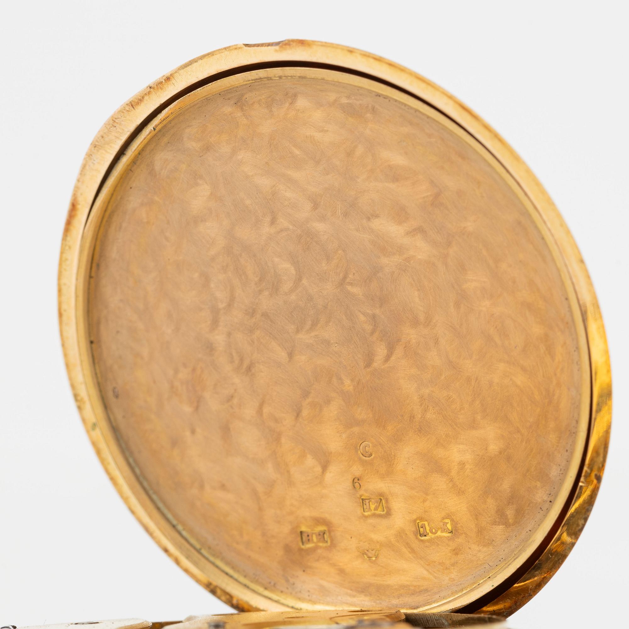 Halda, pocket watch, 49 mm.