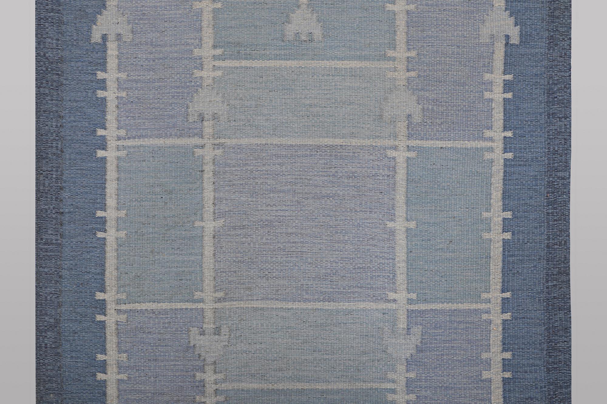 Ingegerd Silow, matta, Rölaka, signerad IS, ca 210 x 140 cm.