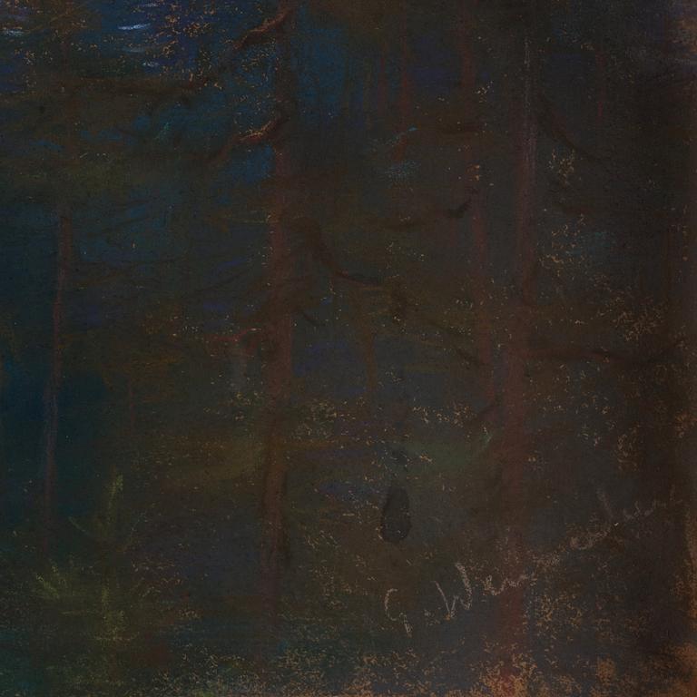 Gunnar G:son Wennerberg, Fjord landscape.