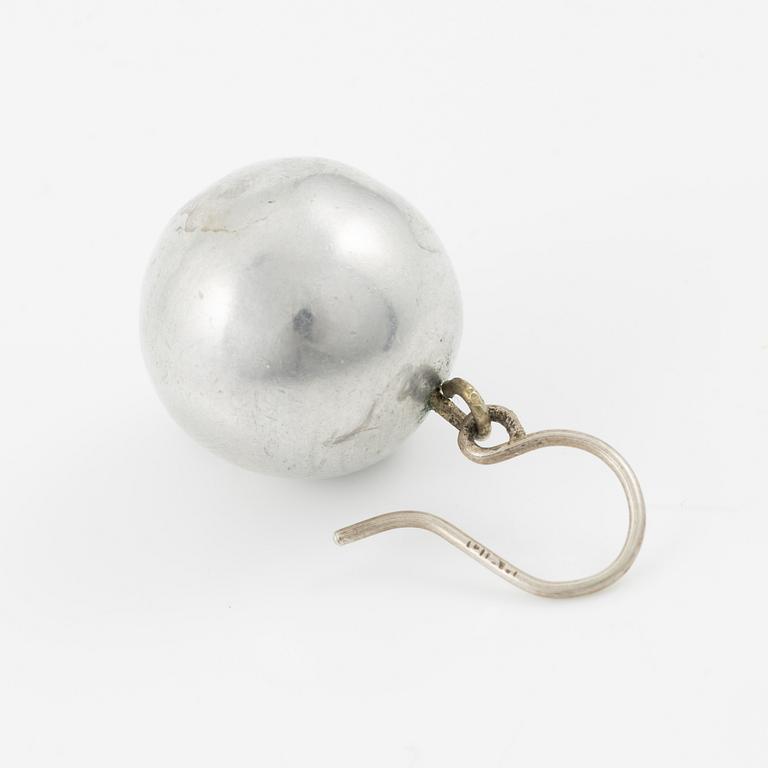 Stigbert, collar, neck ring, silver and rock crystal.