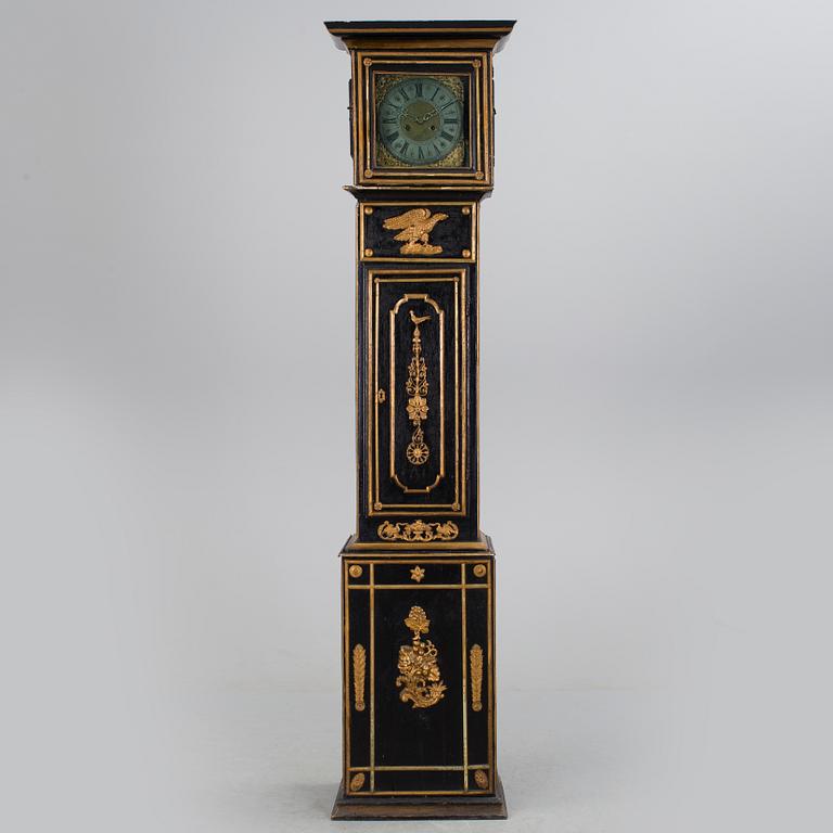 A 1700s grandfather clock.