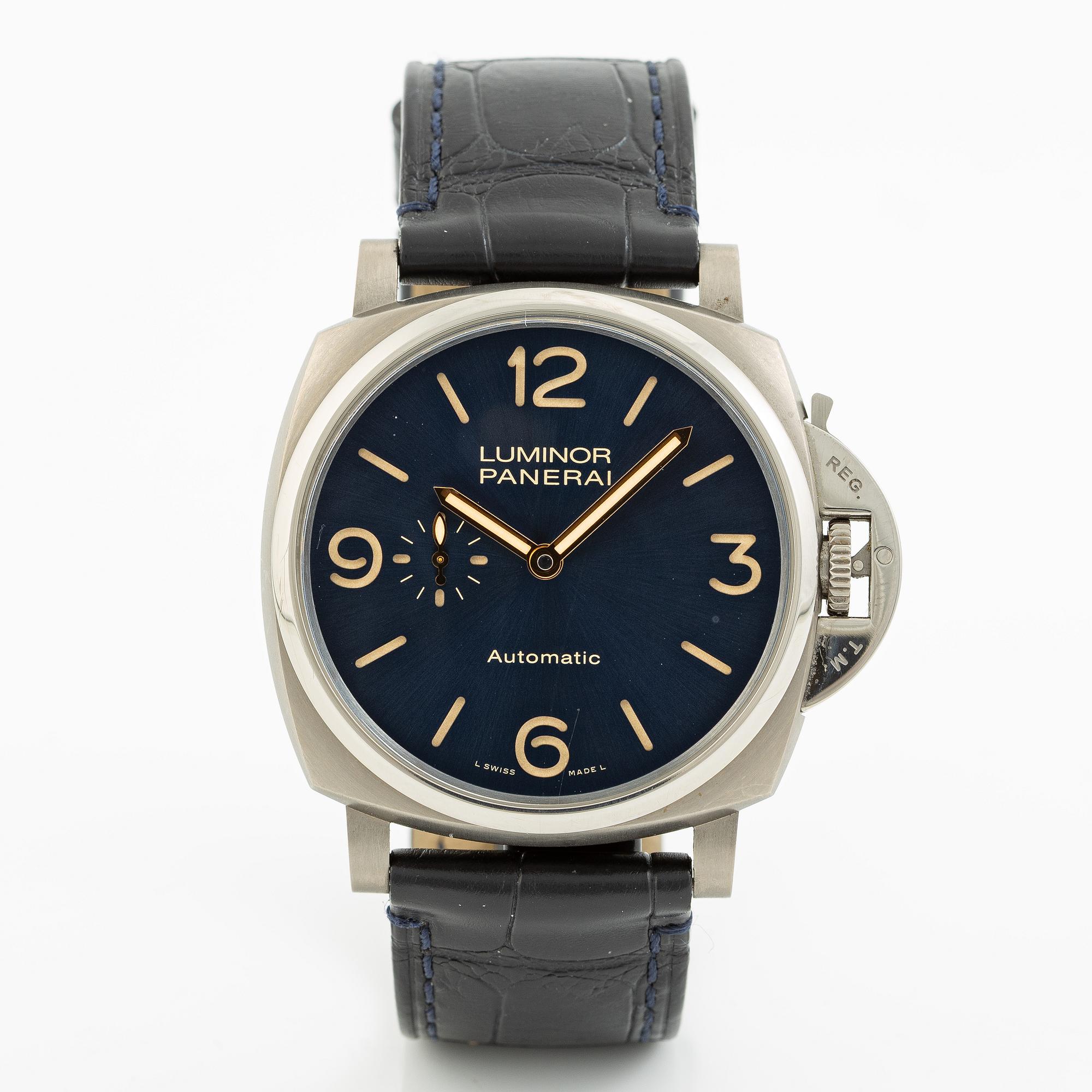 Panerai, Luminor Due, "Titanium", wristwatch, 45 mm.